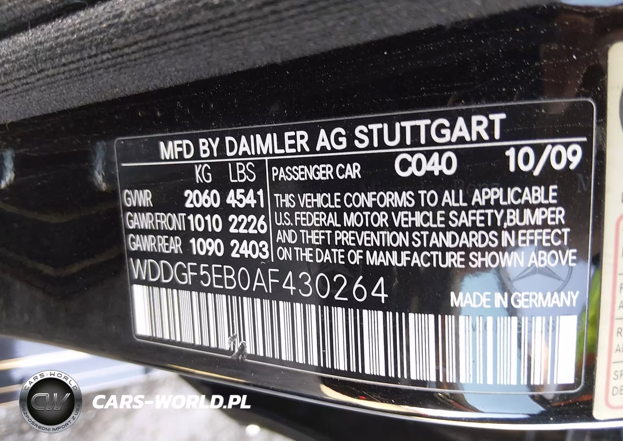 2010 Mercedes-Benz C 300 Luxury-Sport VIN:WDDGF5EB0AF430264 - 9