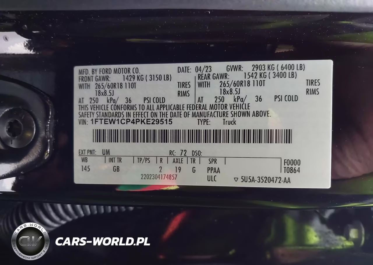 2023 Ford F-150 Xl VIN:1FTEW1CP4PKE29515 - 9
