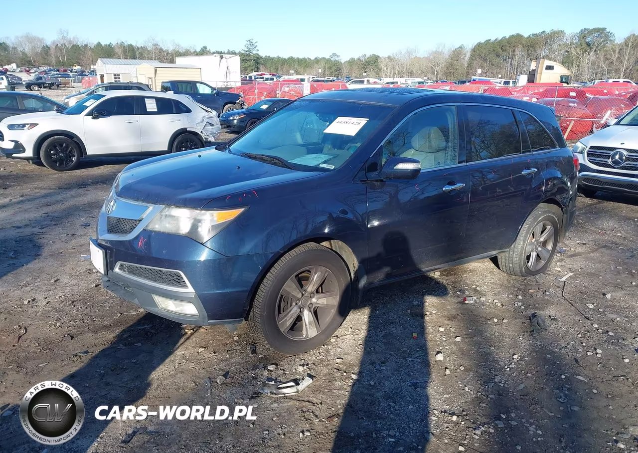 2011 Acura Mdx Technology Package VIN:2HNYD2H69BH510884 - 2