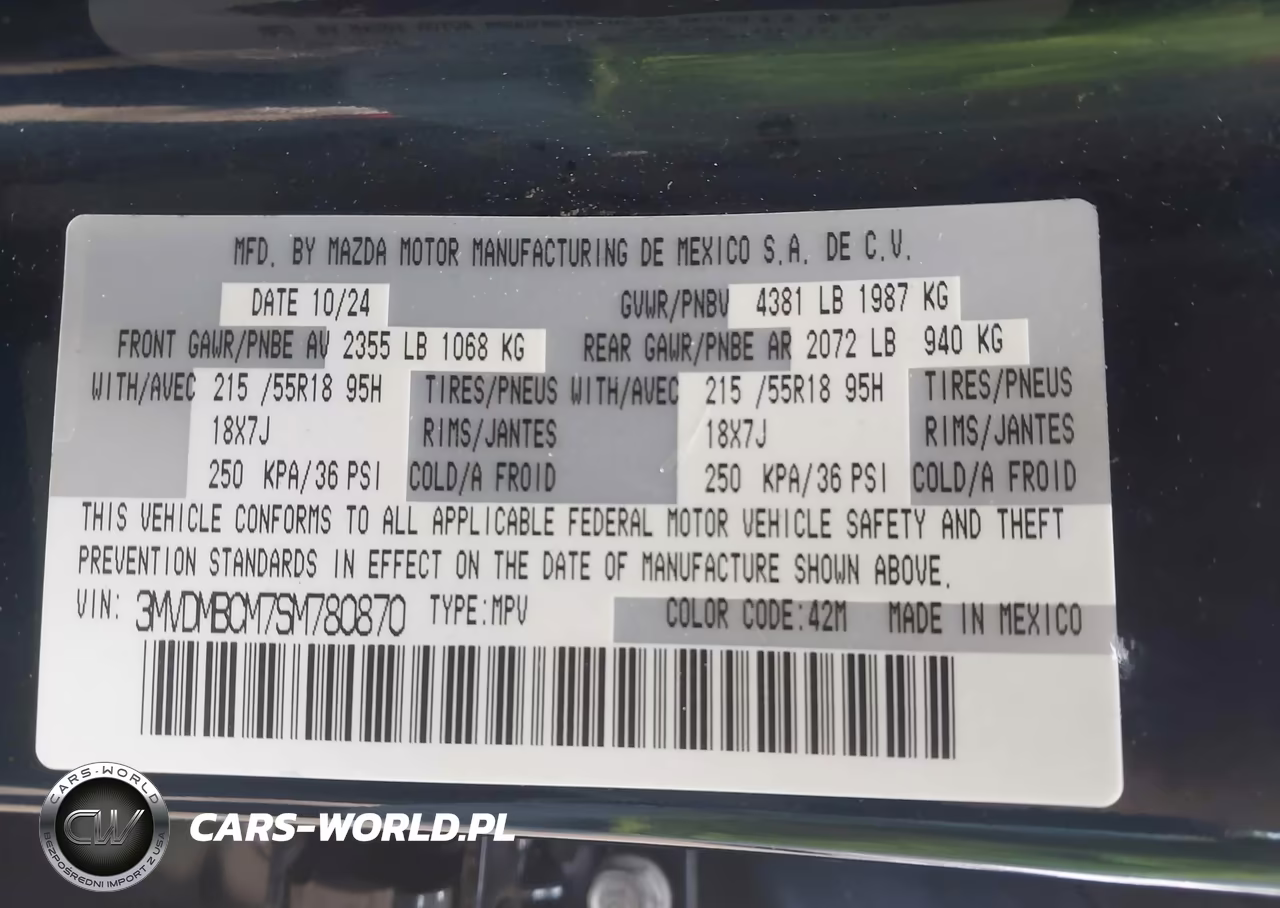 2025 Mazda Cx-30 2.5 S Preferred Package VIN:3MVDMBCM7SM780870 - 9