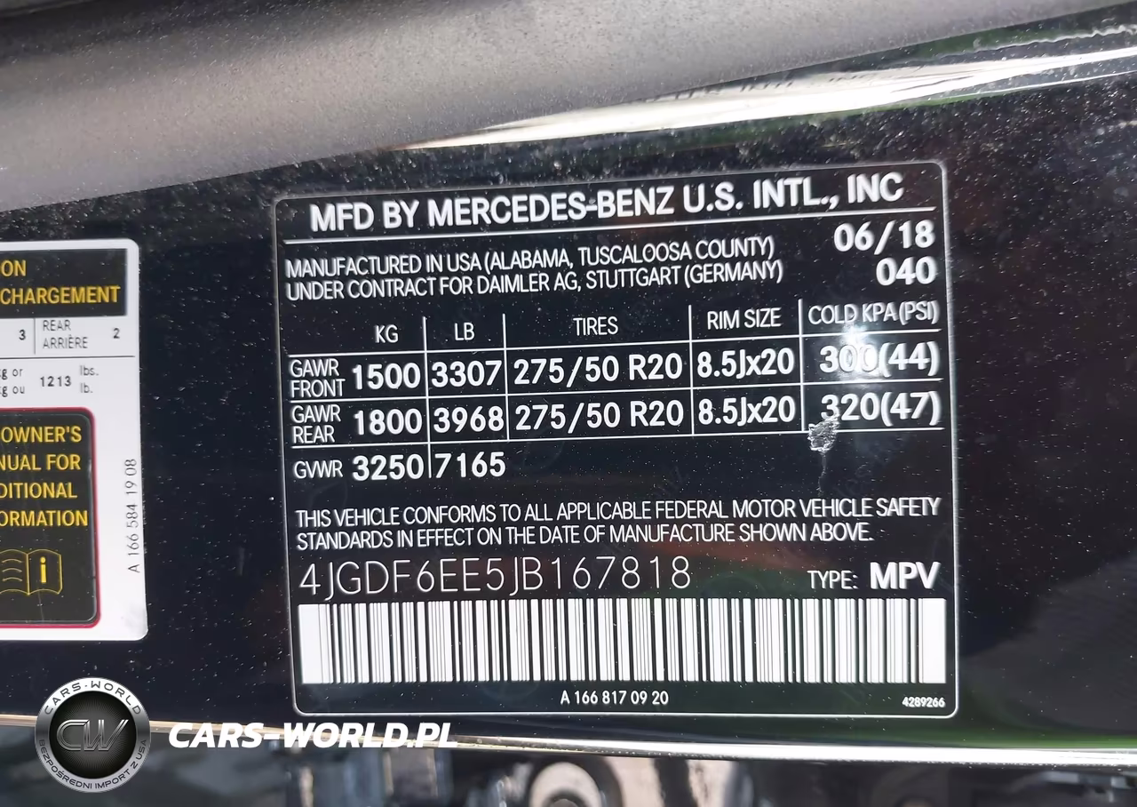 2018 Mercedes-Benz Gls 450 4Matic VIN:4JGDF6EE5JB167818 - 9