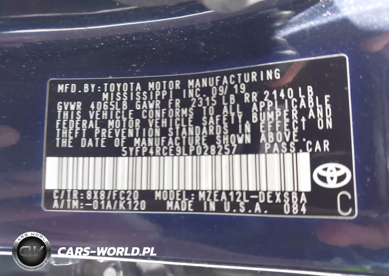 2020 Toyota Corolla Se VIN:5YFP4RCE9LP028257 - 9