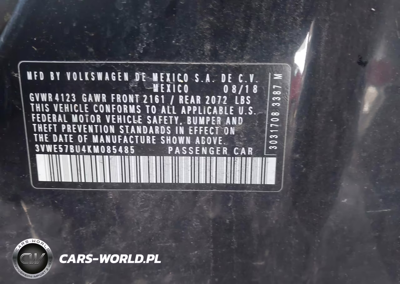 2019 Volkswagen Jetta 1.4T Sel VIN:3VWE57BU4KM085485 - 9