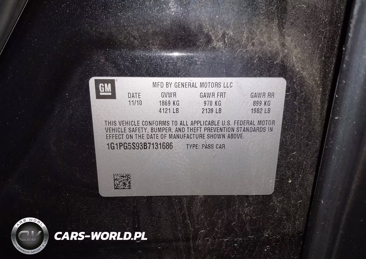 2011 Chevrolet Cruze 2Lt VIN:1G1PG5S93B7131686 - 9