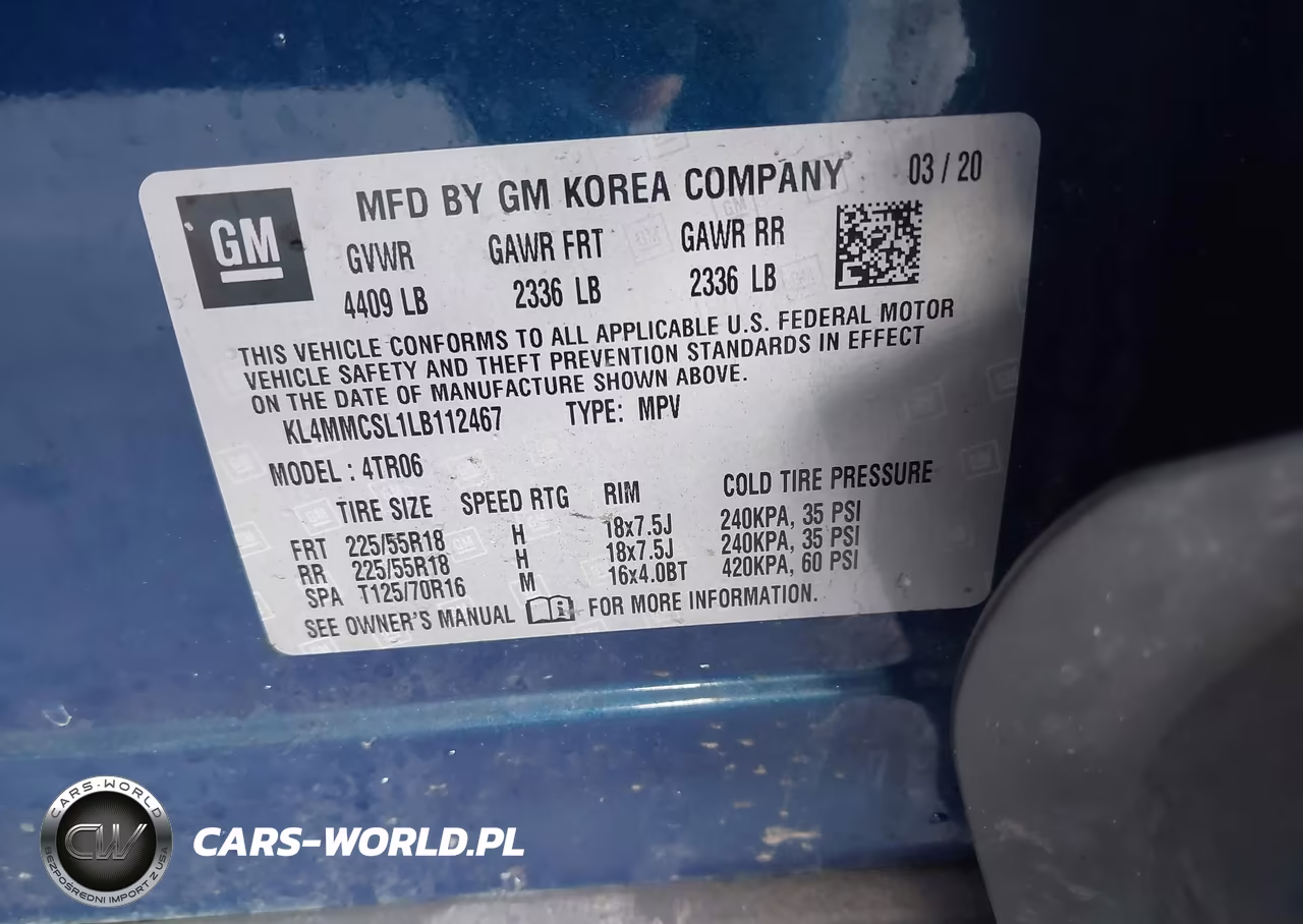 2020 Buick Encore Gx Awd Preferred VIN:KL4MMCSL1LB112467 - 9