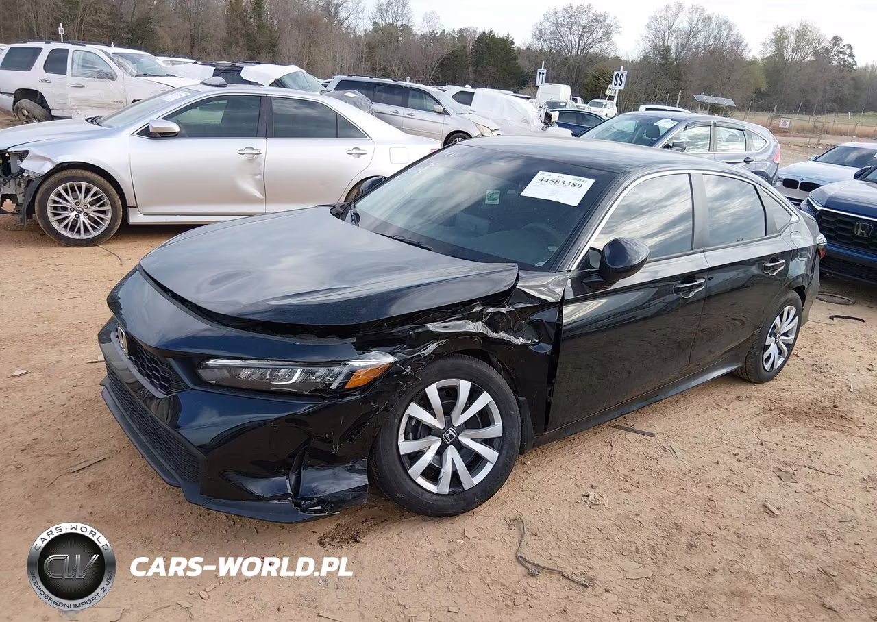 2025 Honda Civic Lx VIN:2HGFE2F29SH592255 - 2