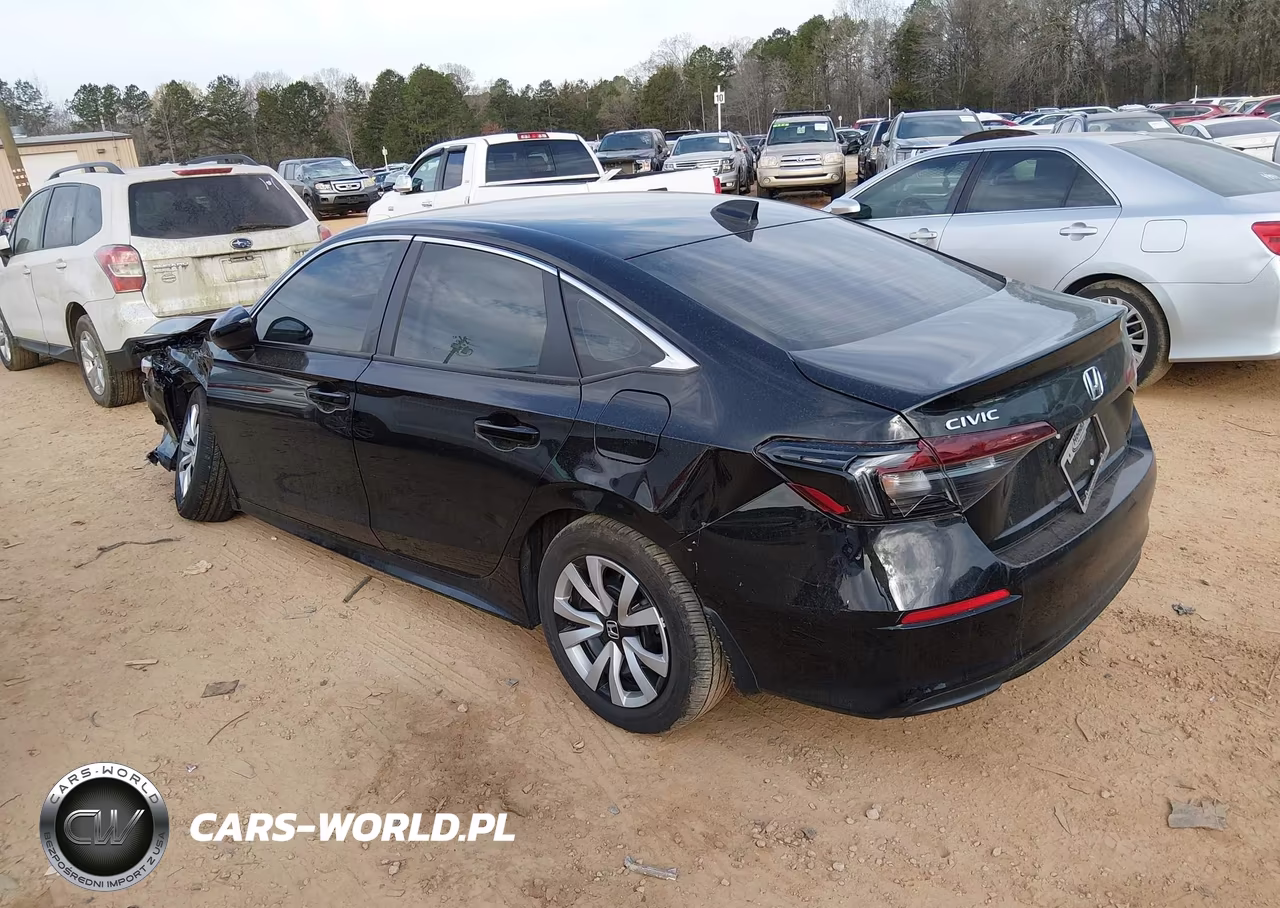 2025 Honda Civic Lx VIN:2HGFE2F29SH592255 - 3