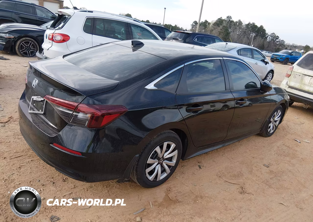 2025 Honda Civic Lx VIN:2HGFE2F29SH592255 - 4