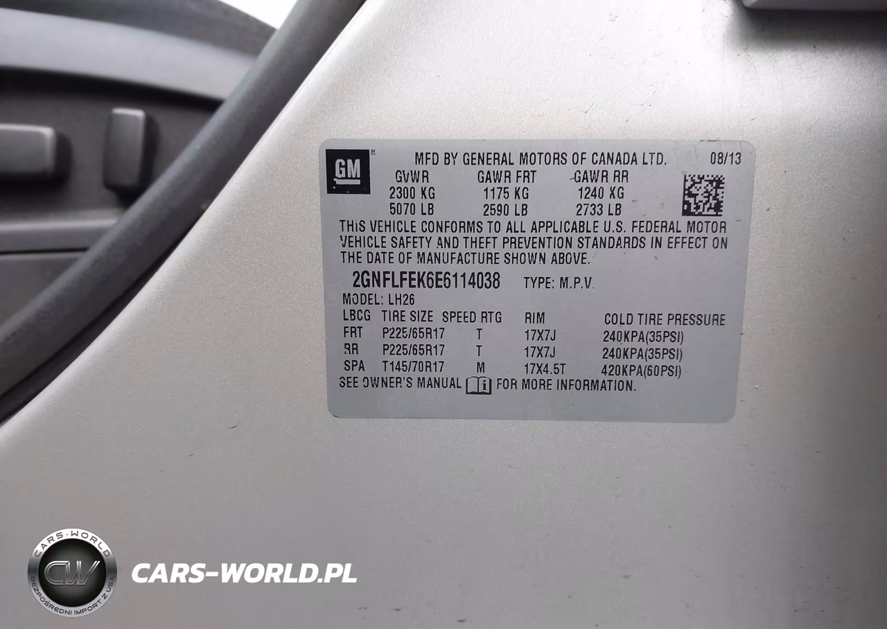 2014 Chevrolet Equinox 1Lt VIN:2GNFLFEK6E6114038 - 9