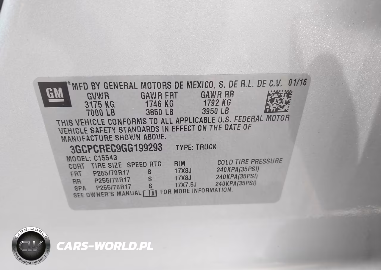 2016 Chevrolet Silverado 1500 1Lt VIN:3GCPCREC9GG199293 - 9