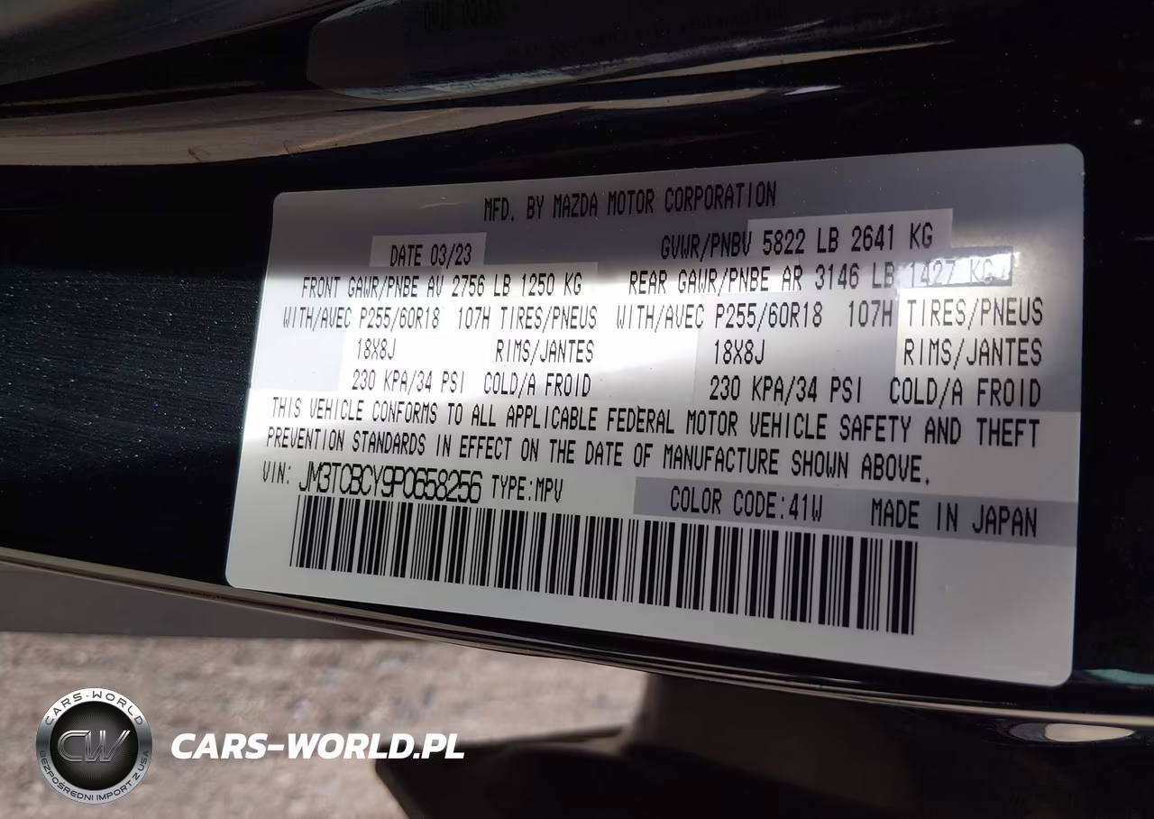 2023 Mazda Cx-9 Touring VIN:JM3TCBCY9P0658256 - 9