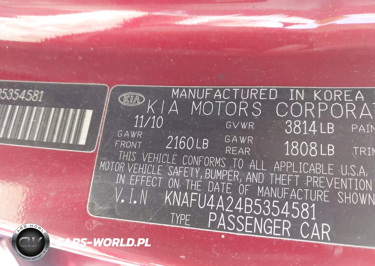 2011 Kia Forte Ex VIN:KNAFU4A24B5354581 - 9