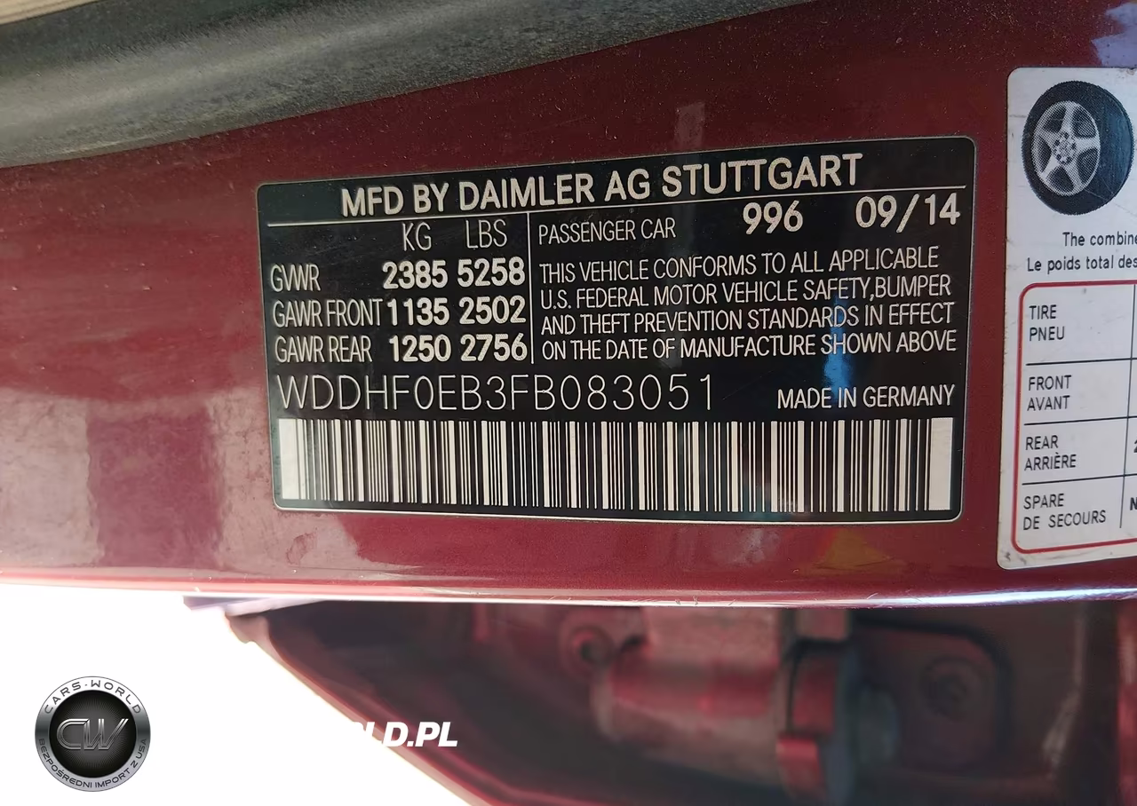 2015 Mercedes-Benz E 250 Bluetec VIN:WDDHF0EB3FB083051 - 9