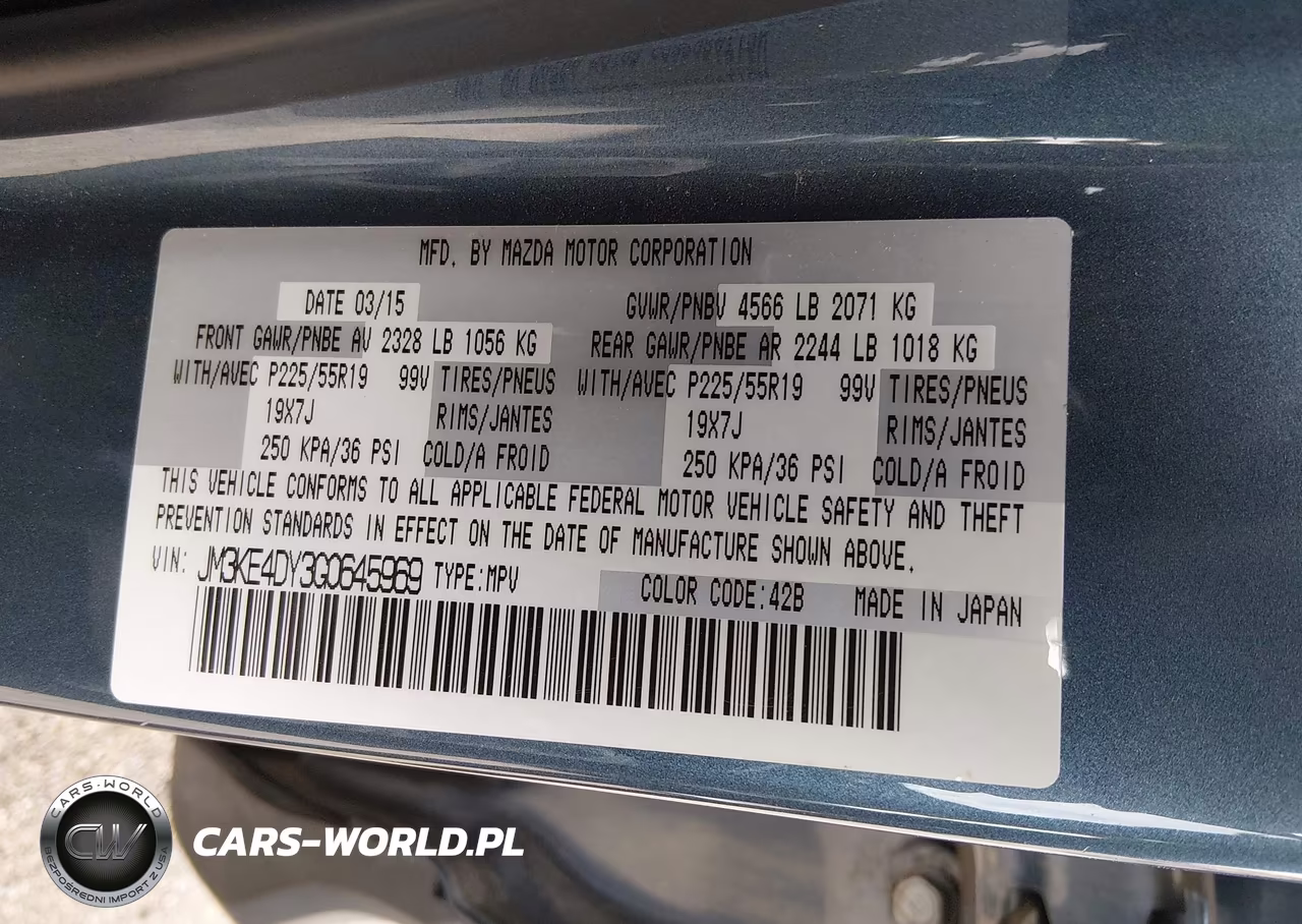 2016 Mazda Cx-5 Grand Touring VIN:JM3KE4DY3G0645969 - 9