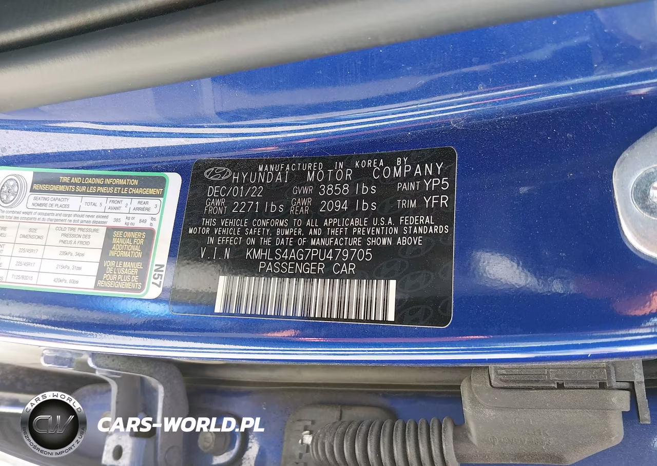 2023 Hyundai Elantra Sel VIN:KMHLS4AG7PU479705 - 9