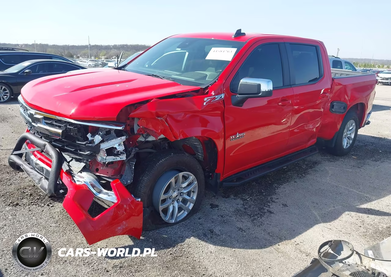 2022 Chevrolet Silverado 1500 4Wd Standard Bed Lt VIN:1GCUDDED1NZ523992 - 2