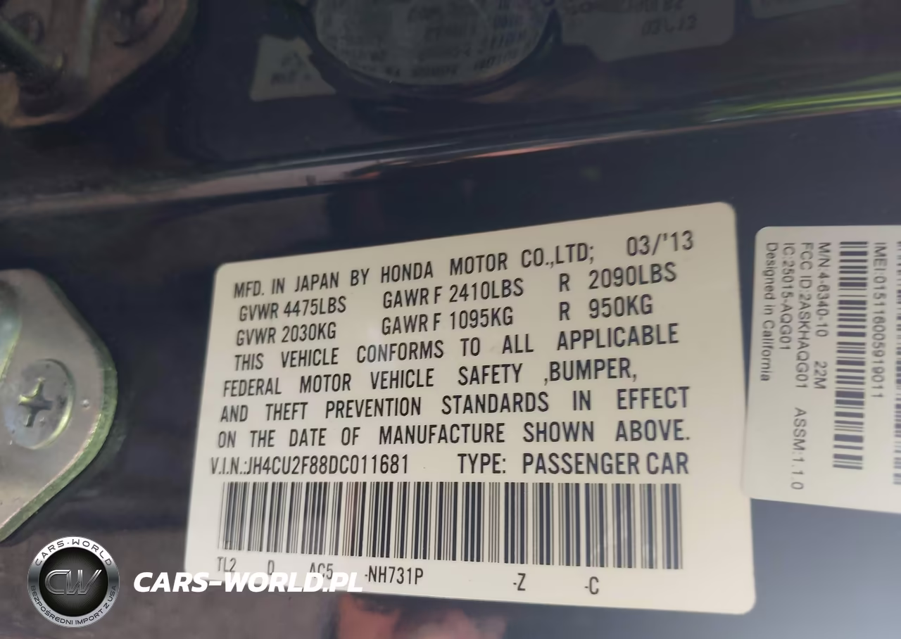 2013 Acura Tsx 2.4 VIN:JH4CU2F88DC011681 - 9