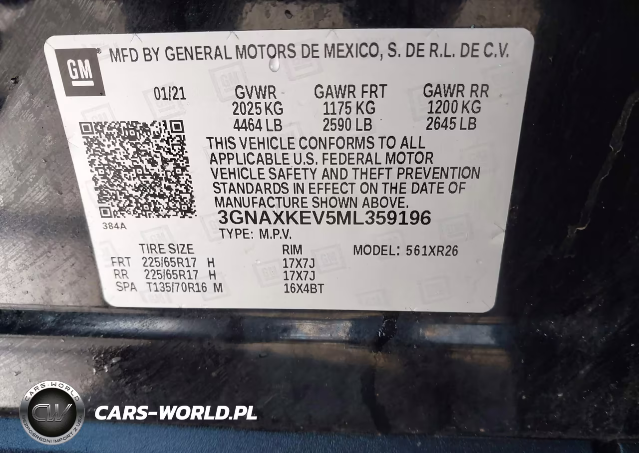 2021 Chevrolet Equinox Fwd Lt VIN:3GNAXKEV5ML359196 - 9