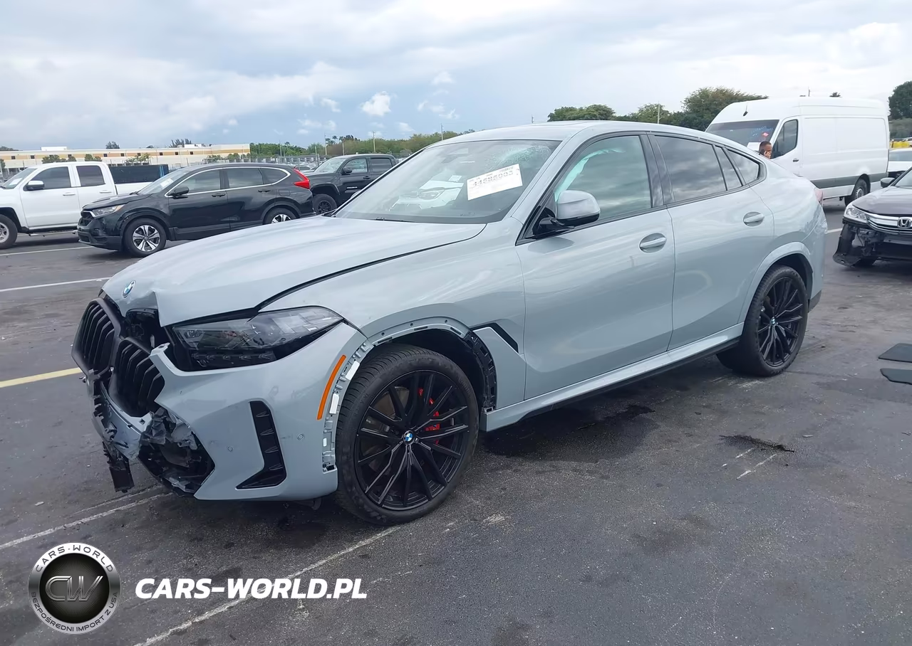 2025 BMW X6 xDrive40I VIN:5UX33EX04S9X58296 - 2