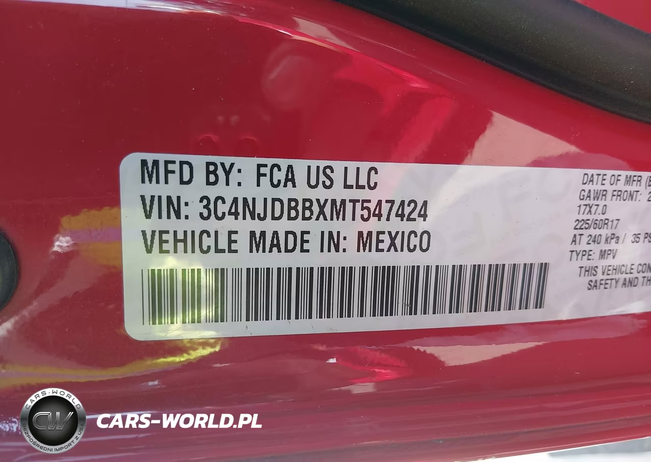 2021 Jeep Compass Latitude 4X4 VIN:3C4NJDBBXMT547424 - 9