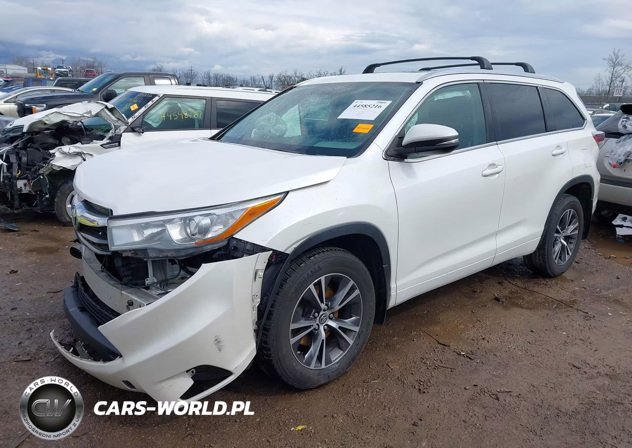 2016 Toyota Highlander Xle V6 VIN:5TDJKRFHXGS353269 - 2