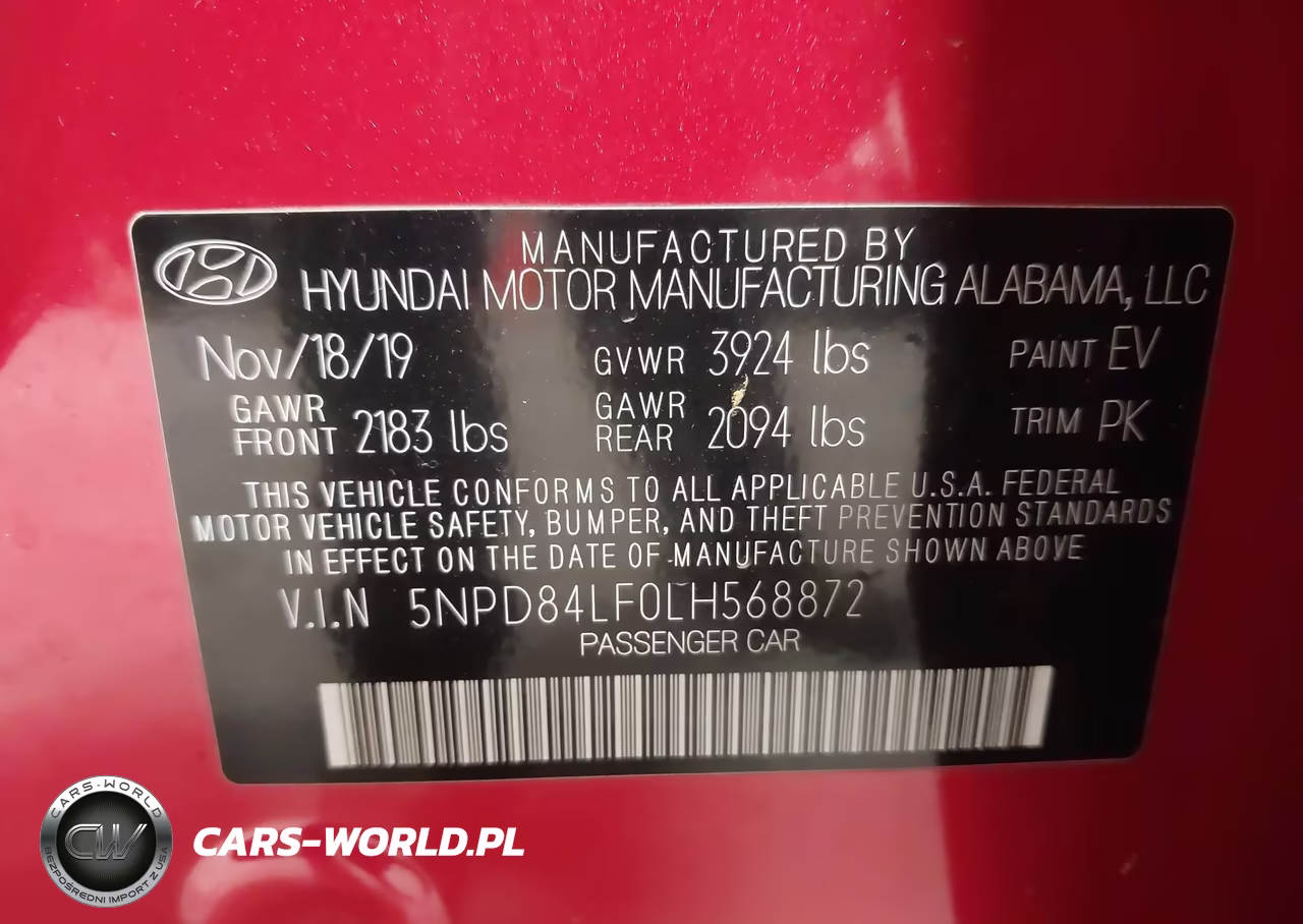 2020 Hyundai Elantra Sel VIN:5NPD84LF0LH568872 - 9