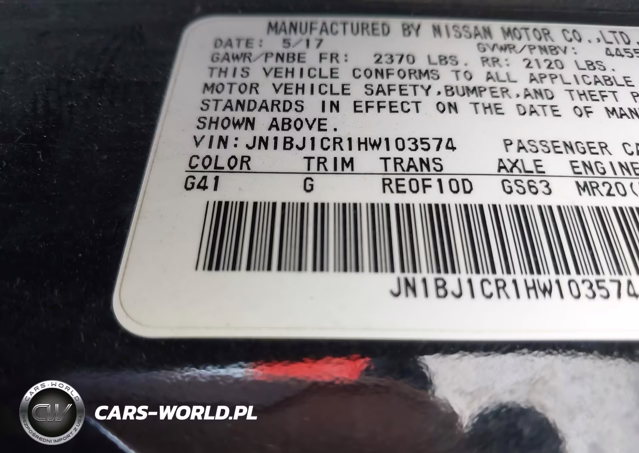 2017 Nissan Rogue Sport Sl VIN:JN1BJ1CR1HW103574 - 9