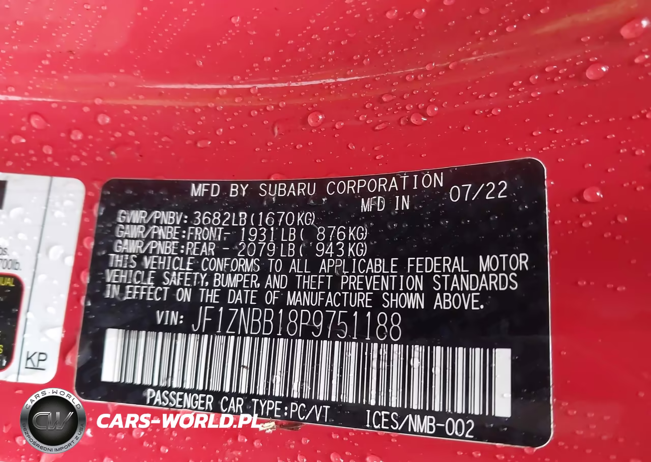 2023 Toyota Gr86 VIN:JF1ZNBB18P9751188 - 9