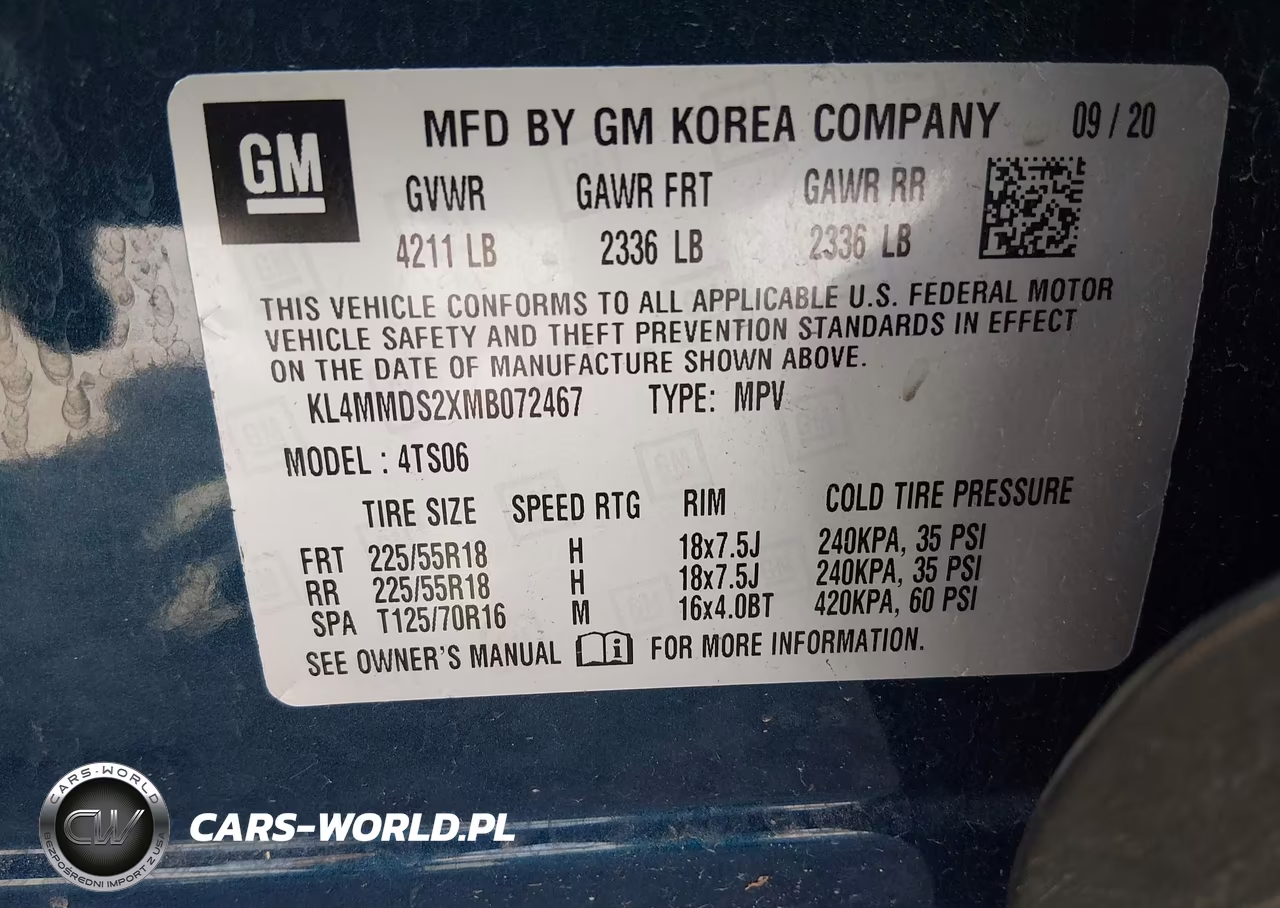 2021 Buick Encore Gx Fwd Select VIN:KL4MMDS2XMB072467 - 9