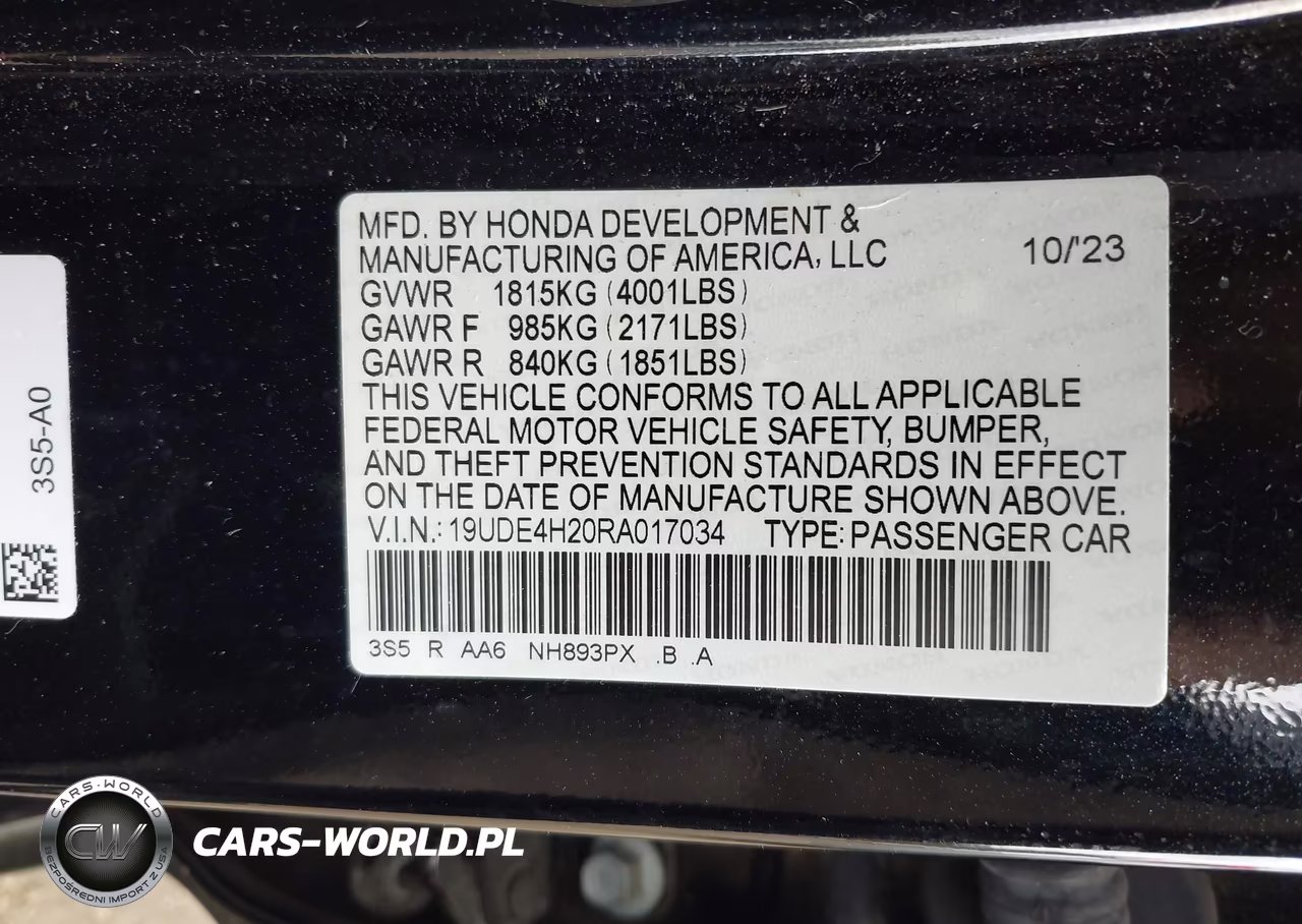 2024 Acura Integra VIN:19UDE4H20RA017034 - 9