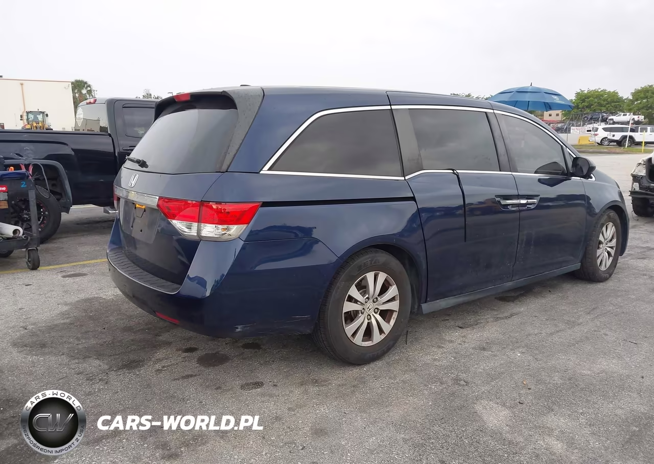 2017 Honda Odyssey Ex-L VIN:5FNRL5H65HB000951 - 4