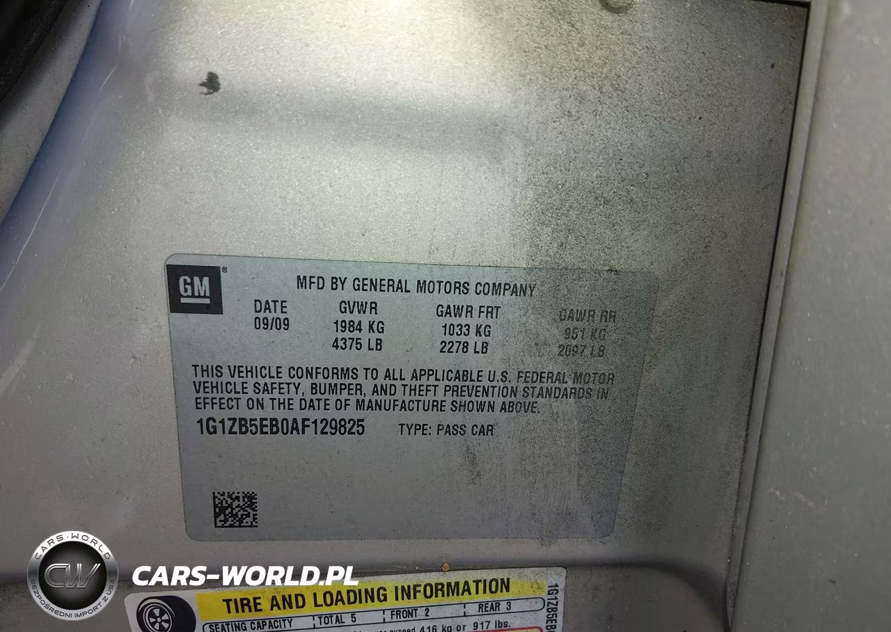 2010 Chevrolet Malibu Ls VIN:1G1ZB5EB0AF129825 - 9