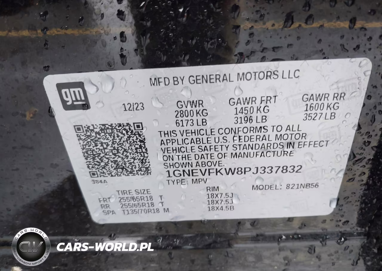 2023 Chevrolet Traverse Awd Ls VIN:1GNEVFKW8PJ337832 - 9
