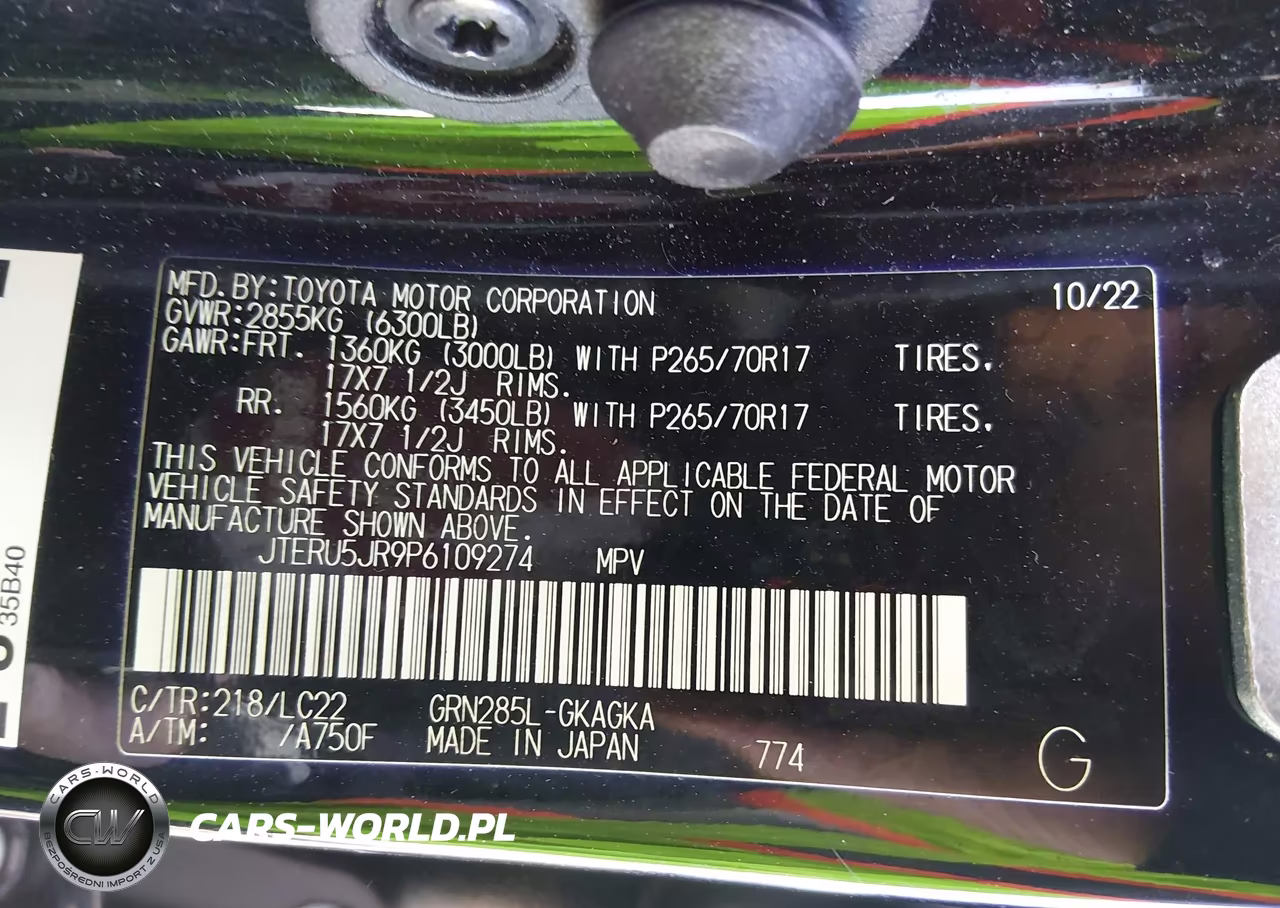 2023 Toyota 4Runner Trd Off Road Premium VIN:JTERU5JR9P6109274 - 9