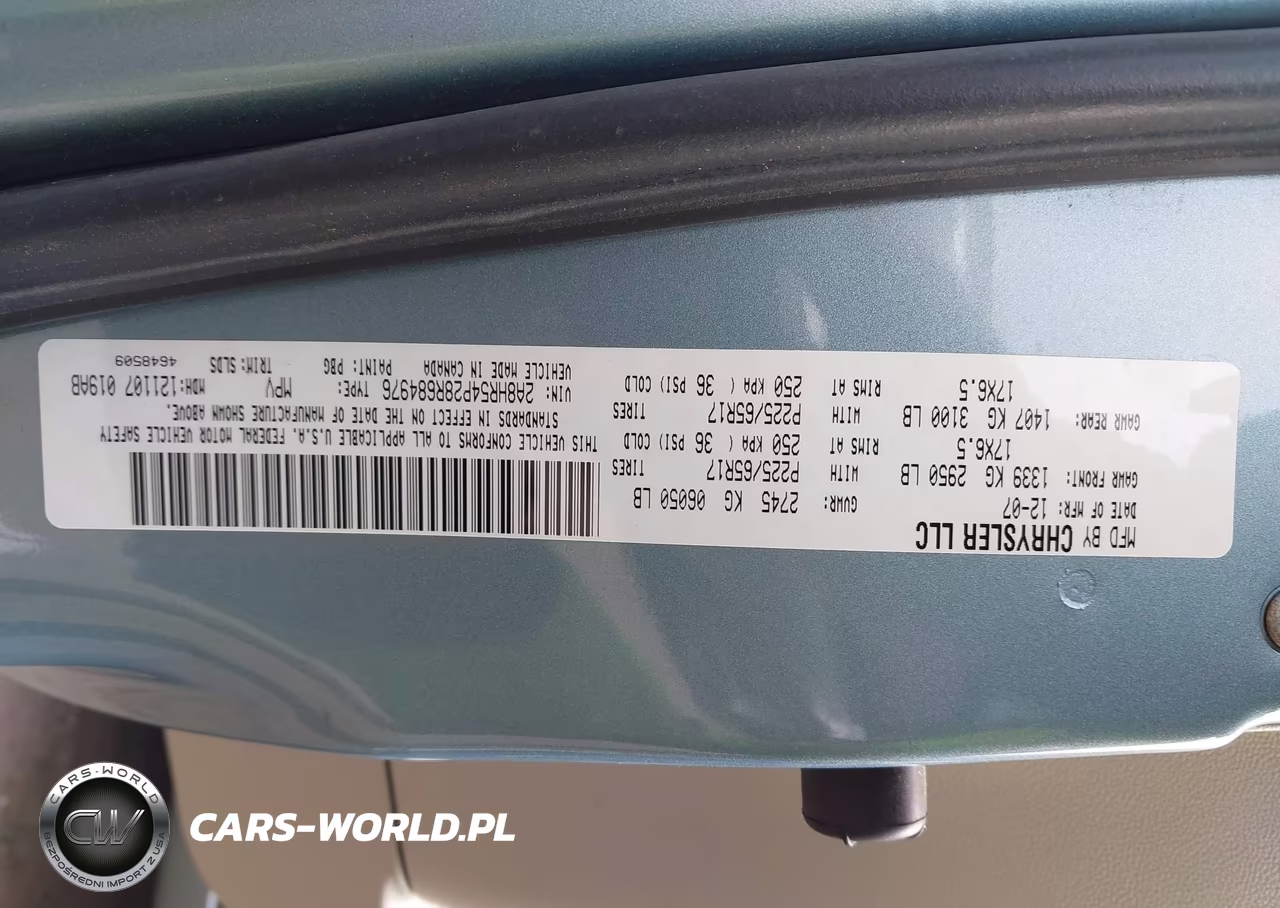 2008 Chrysler Town & Country Touring VIN:2A8HR54P28R684976 - 9