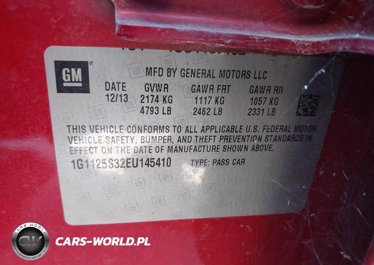 2014 Chevrolet Impala 2Lt VIN:1G1125S32EU145410 - 9