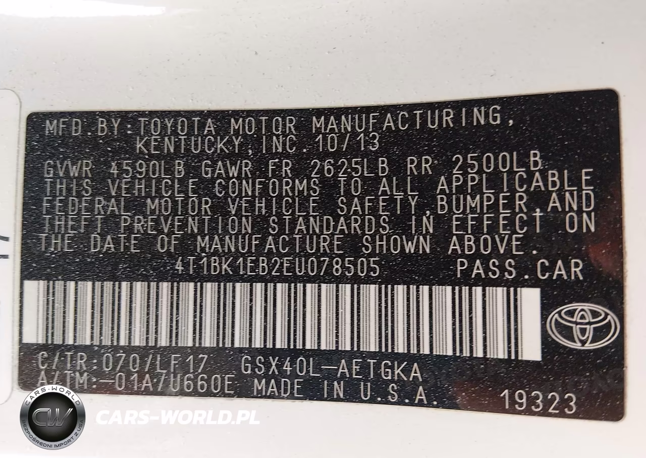2014 Toyota Avalon Xle Premium VIN:4T1BK1EB2EU078505 - 9