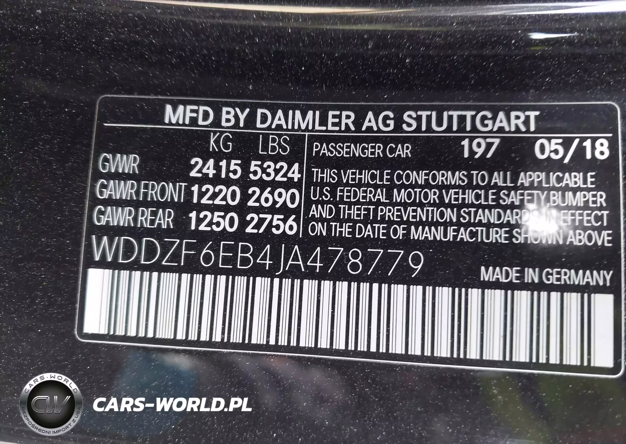 2018 Mercedes-Benz Amg E 43 4Matic VIN:WDDZF6EB4JA478779 - 9