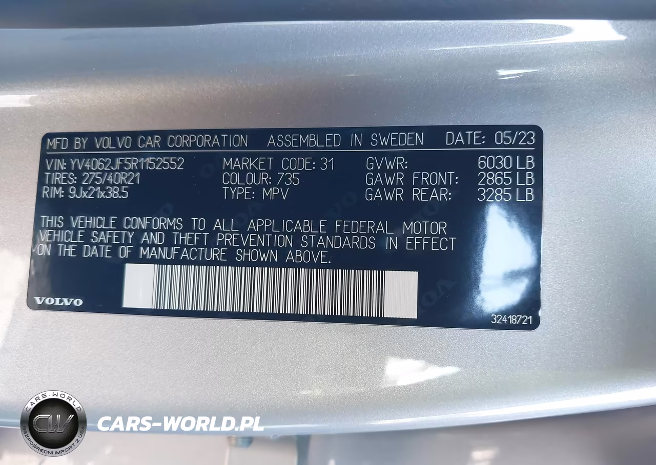 2024 Volvo Xc90 B6 Ultimate Bright Theme 6-Seater VIN:YV4062JF5R1152552 - 9