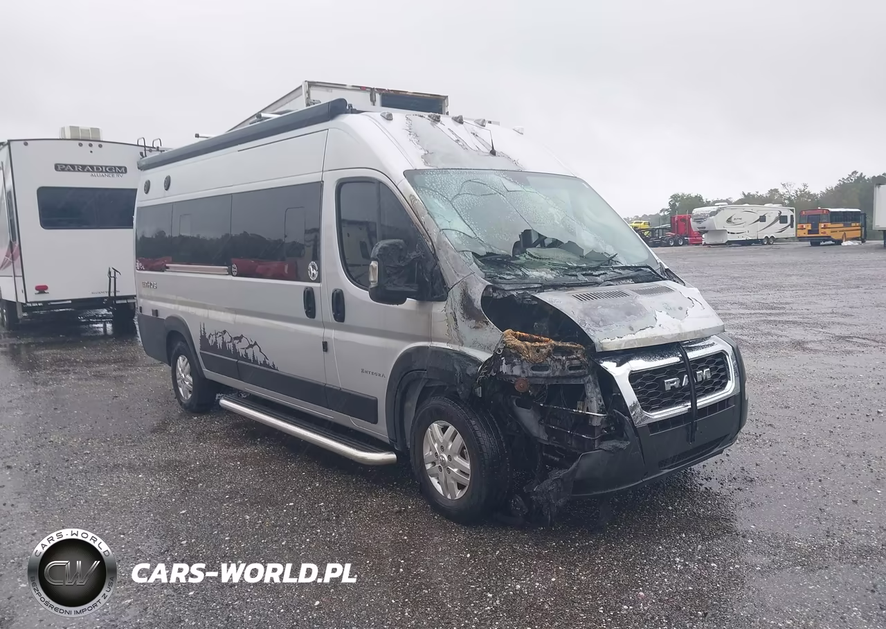 2022 Ram Promaster 3500 Window Van High Roof 159 Wb Ext VIN:3C6MRVUG5ME580636 - 1