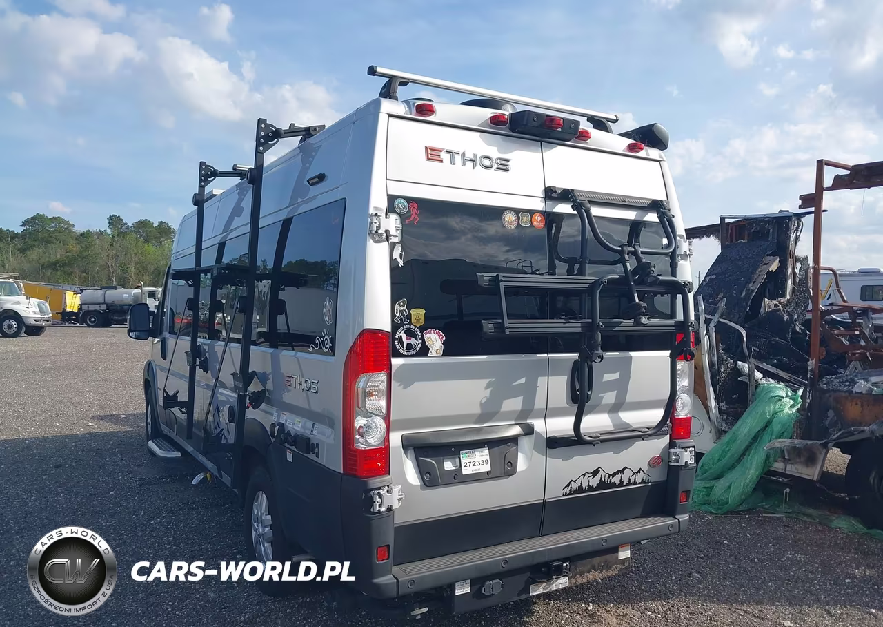 2022 Ram Promaster 3500 Window Van High Roof 159 Wb Ext VIN:3C6MRVUG5ME580636 - 3