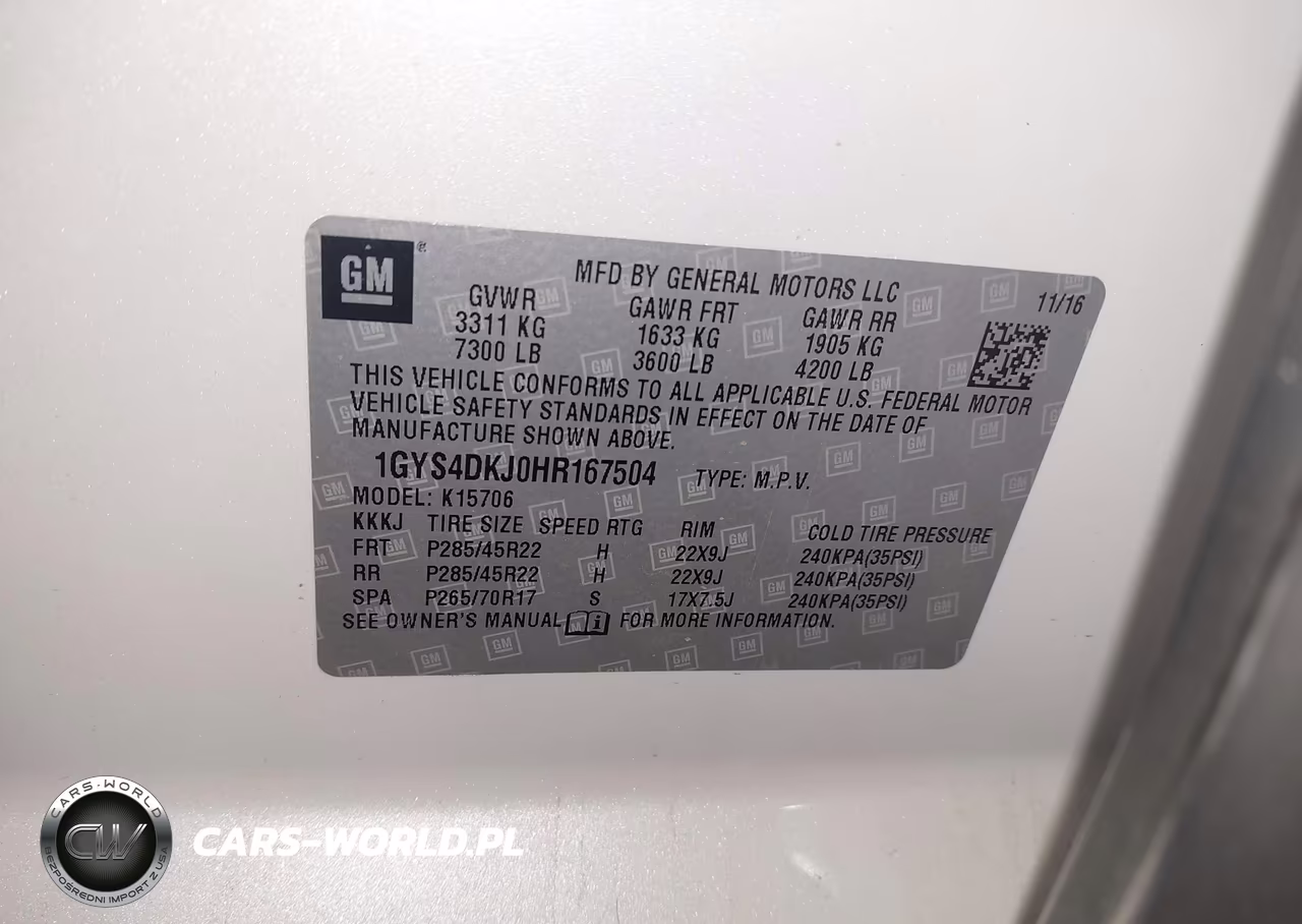 2017 Cadillac Escalade Platinum VIN:1GYS4DKJ0HR167504 - 9