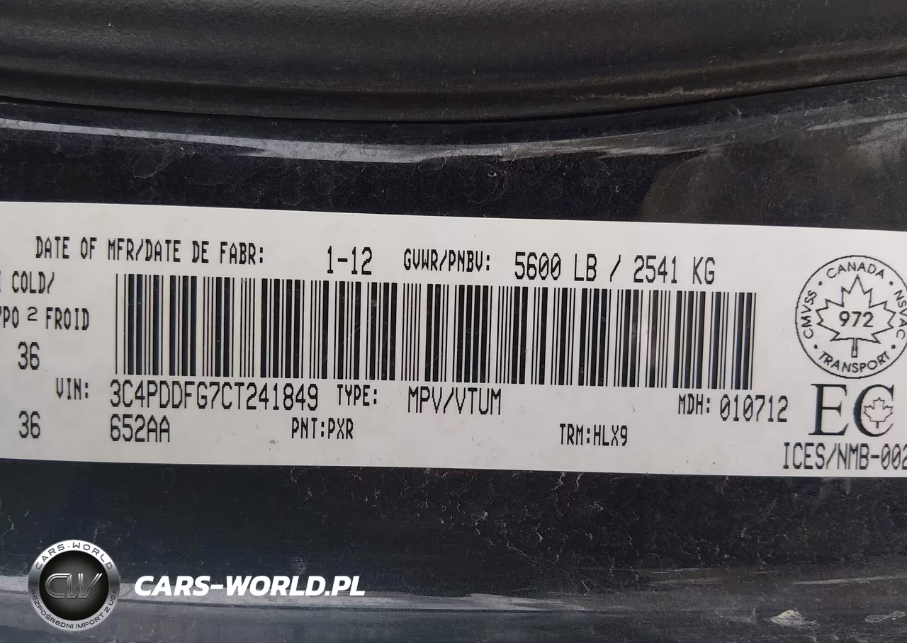 2012 Dodge Journey R-T VIN:3C4PDDFG7CT241849 - 9