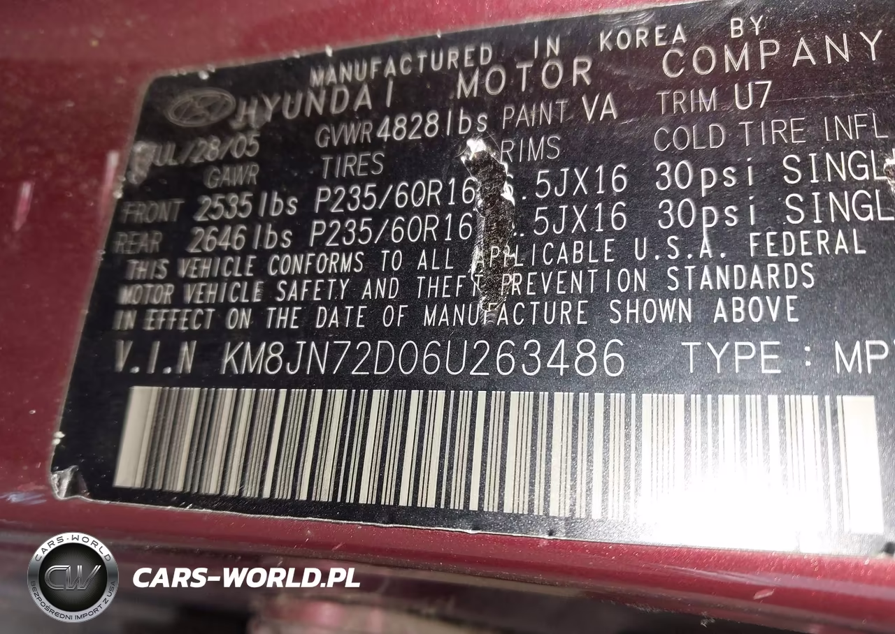 2006 Hyundai Tucson Gls-Limited VIN:KM8JN72D06U263486 - 9