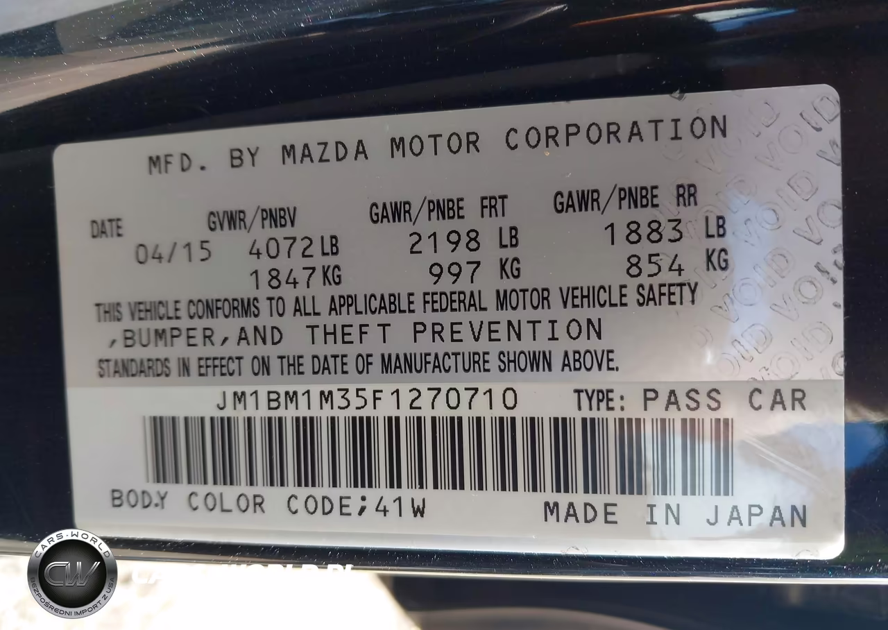 2015 Mazda Mazda3 S Grand Touring VIN:JM1BM1M35F1270710 - 9