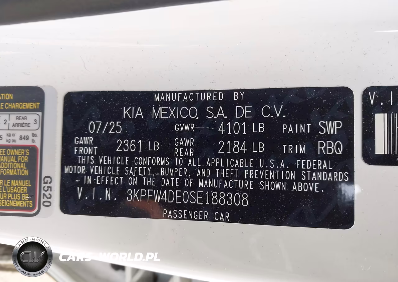 2025 Kia K4 Gt-Line VIN:3KPFW4DE0SE188308 - 9