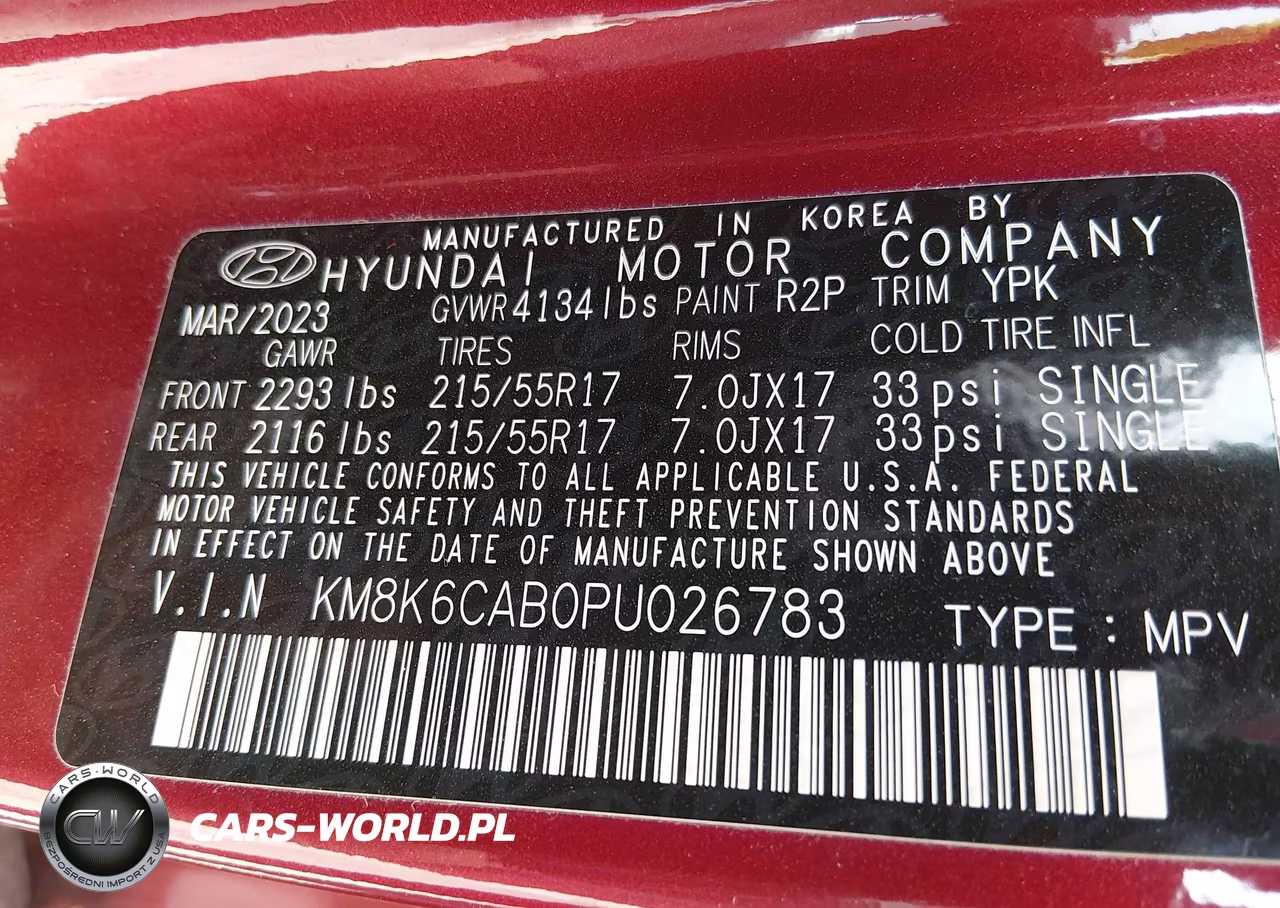2023 Hyundai Kona Sel VIN:KM8K6CAB0PU026783 - 9