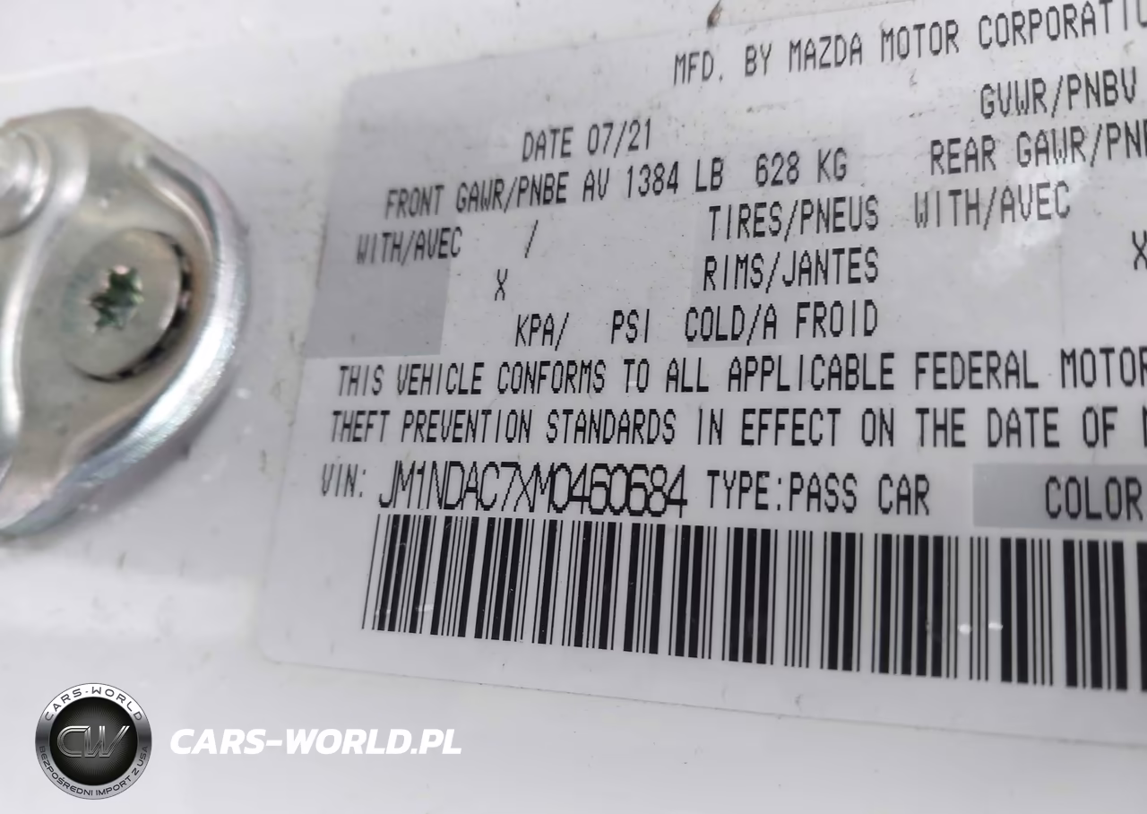 2021 Mazda Mx-5 Miata Club VIN:JM1NDAC7XM0460684 - 9