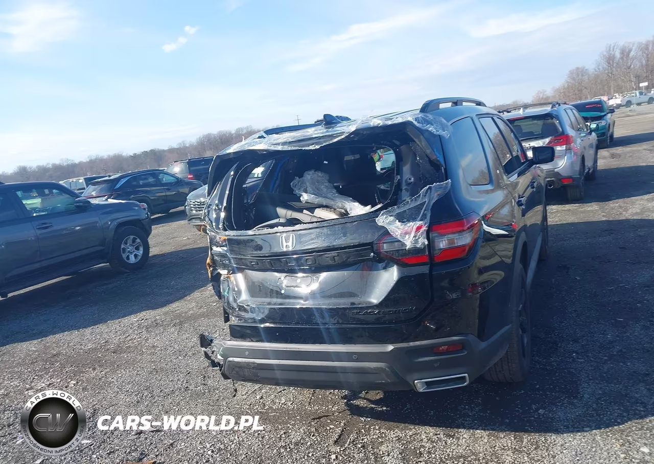 2025 Honda Pilot Black VIN:5FNYG1H91SB177118 - 16