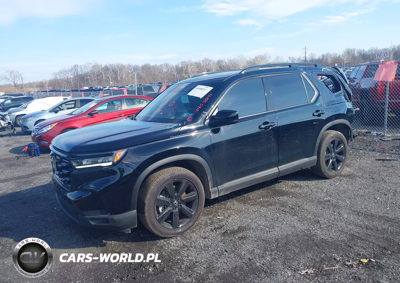 2025 Honda Pilot Black VIN:5FNYG1H91SB177118 - 2